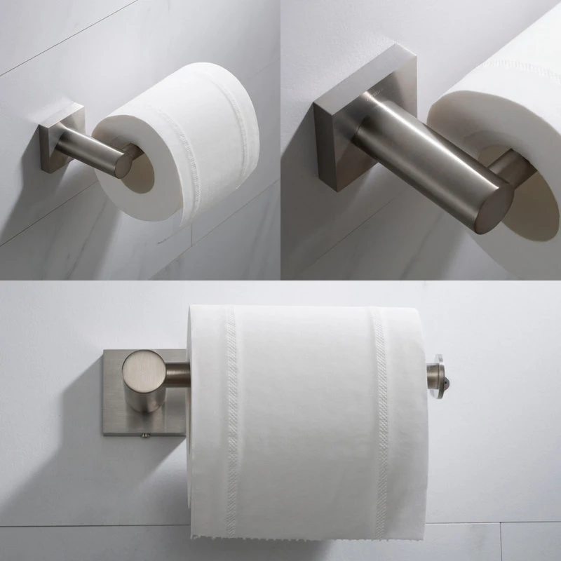 Ventus Bathroom Toilet Paper Holder Brushed Nickel 4 Ventus Bathroom Toilet Paper Holder Brushed Nickel - Image 4