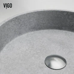VIGO Concreto Stone Round Bathroom Vessel Sink -Warm Bathroom 35b1dde00287b0b3 3081 w800 h800 b0 p0