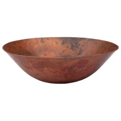 Catalonia Copper Vessel Sink, Natural