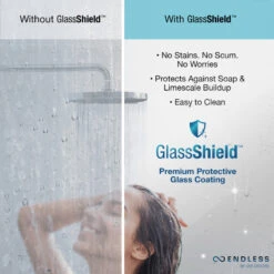 Endless TA1383251 Tampa Corner And Base 72" W X 74 3/4" H SN -Warm Bathroom 3661800b009affec 1741 w800 h800 b0 p0