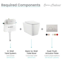 Concorde Back To Wall Concealed Tank Toilet Bowl -Warm Bathroom 3741f1e0020415cd 7640 w800 h800 b1 p0