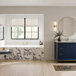 The Everleigh Bathroom Vanity, Single Sink, 48", Royal Blue, Freestanding -Warm Bathroom 37c1a55f03c88699 6354 w800 h800 b0 p0