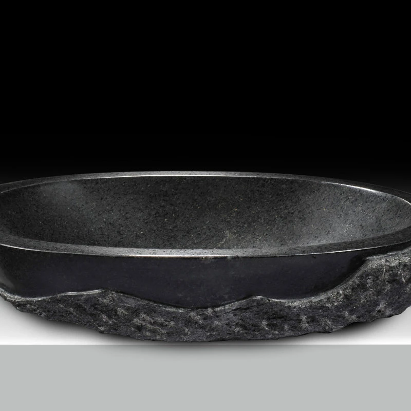 ANZZI Sotiria Vessel Sink, Mandy Black 4 ANZZI Sotiria Vessel Sink, Mandy Black - Image 4