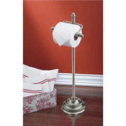 Moen Stockton Brushed Nickel Freestanding Paper Holder DN4150BN -Warm Bathroom 3991591e0d5aa7ba 3075 w800 h800 b1 p0