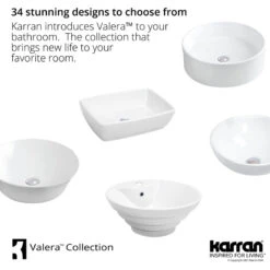 Karran Valera 21" Top Mount Vitreous China Sink, White With Overflow Drain 9 Karran Valera 21" Top Mount Vitreous China Sink, White With Overflow Drain -Warm Bathroom 3b41869002a0d388 3036 w800 h800 b1 p0