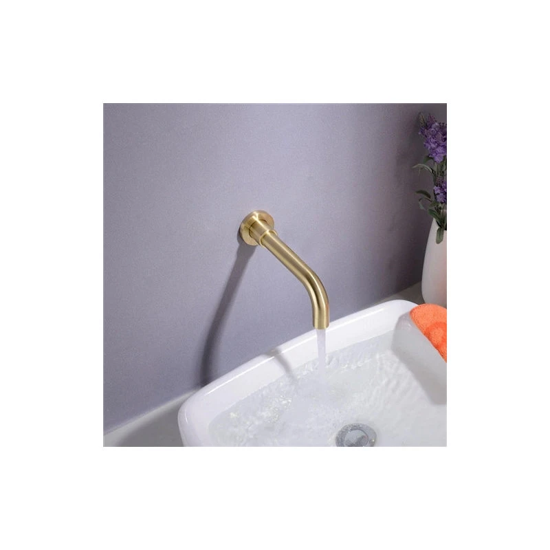 Fontana Gold Wall Mount Commercial Automatic Sensor Faucet 2 Fontana Gold Wall Mount Commercial Automatic Sensor Faucet - Image 2