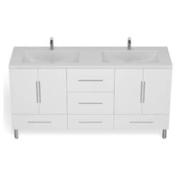 The Mendocino Bathroom Vanity, White, 67", Double Sink, Freestanding -Warm Bathroom 3be1a5a803d9cbac 8546 w800 h800 b1 p0