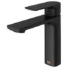 VIGO Davidson Single Hole Bathroom Faucet, Matte Black