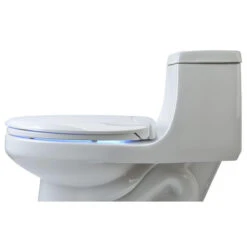 Brondell L60-RB LumaWarm Heated Nightlight Toilet Seat Round Biscuit -Warm Bathroom 3c2168d00de99413 9173 w800 h800 b1 p0