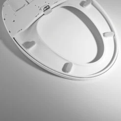 Taranto Non-Electric Bidet Toilet Seat For Elongated In White -Warm Bathroom 3d61e40e00f0ff15 0421 w800 h800 b0 p0