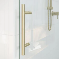 52-56"x60" Frameless Bath Tub Sliding Shower Door, Satin Brass -Warm Bathroom 3dc1b9350345d8a1 2273 w800 h800 b0 p0
