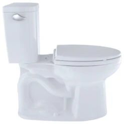Toto Entrada Elongated 1.28 GPF Univ. Height Toilet, Cotton White -Warm Bathroom 3e3147c401d87eca 5898 w800 h800 b1 p0