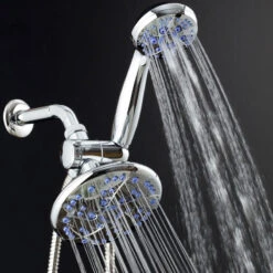 Antimicrobial/Anti-Clog 6" Rainfall Shower Combo Microban Nozzle Protection 7 Antimicrobial/Anti-Clog 6" Rainfall Shower Combo Microban Nozzle Protection -Warm Bathroom 3e6109240bc9f5a6 6828 w800 h800 b0 p0