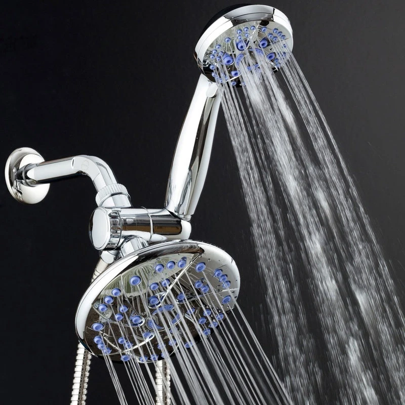 Antimicrobial/Anti-Clog 6" Rainfall Shower Combo Microban Nozzle Protection 3 Antimicrobial/Anti-Clog 6" Rainfall Shower Combo Microban Nozzle Protection - Image 3