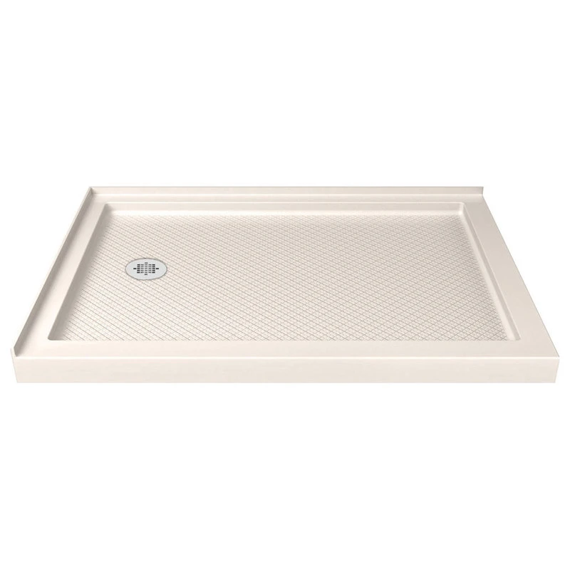 DreamLine SlimLine 36 D X 60 W X 2.75 H Left Drain Double Threshold Shower Base, Biscuit 1 DreamLine SlimLine 36 D X 60 W X 2.75 H Left Drain Double Threshold Shower Base, Biscuit