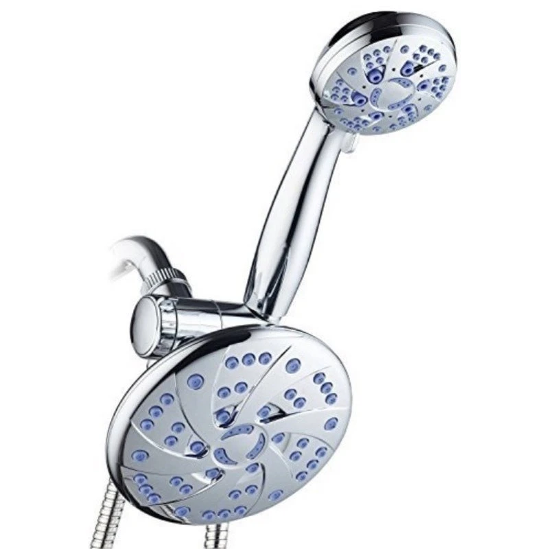 Antimicrobial/Anti-Clog 6" Rainfall Shower Combo Microban Nozzle Protection 1 Antimicrobial/Anti-Clog 6" Rainfall Shower Combo Microban Nozzle Protection