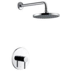 Luxier SS-B01-T Rainfall Shower Faucet Set, Chrome -Warm Bathroom 3f3152b001f9c839 0031 w800 h800 b1 p0
