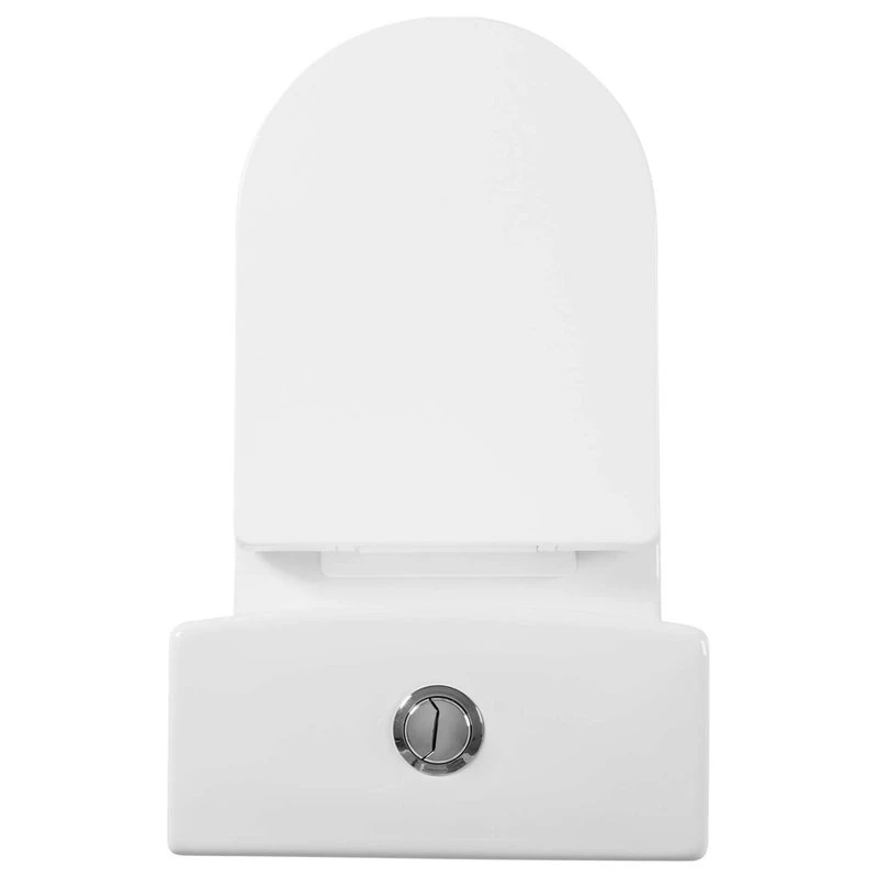 Fine Fixtures Dual-Flush Round One-Piece Toilet, Seat Included, 12" Rough In 4 Fine Fixtures Dual-Flush Round One-Piece Toilet, Seat Included, 12" Rough In - Image 4