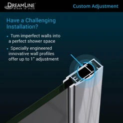 DreamLine Unidoor 53-54" W X 72" H Frameless Hinged Door With Shelves, Oil Rubbed Bronze 12 DreamLine Unidoor 53-54" W X 72" H Frameless Hinged Door With Shelves, Oil Rubbed Bronze -Warm Bathroom 4001e3c1020e9571 6140 w800 h800 b0 p0