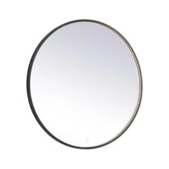 Elegant Decor Pier 42" LED Mirror With Adjustable Color Temperature In Black -Warm Bathroom 40510cc103997d64 1822 w800 h800 b1 p0