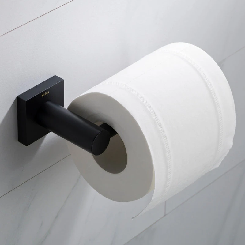 Ventus Bathroom Toilet Paper Holder, Matte Black 2 Ventus Bathroom Toilet Paper Holder, Matte Black - Image 2