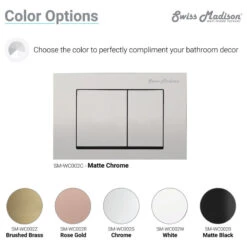 Wall Mount Dual Flush Actuator Plate With Square Push Buttons In Chrome -Warm Bathroom 41616af20f037c99 4688 w800 h800 b1 p0