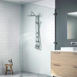 PULSE ShowerSpas Brushed Stainless Steel Aloha Shower System 1021-SSB -Warm Bathroom 4181d741005cd8a8 5088 w800 h800 b0 p0