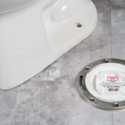 Oatey Fast Set 4 In. Hub Toilet Flange With Test Cap And Stainless Steel Ring, P -Warm Bathroom 4231bb44003e681e 9599 w800 h800 b0 p0