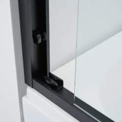 Brescia 60" W X 58" H Double Sliding Framed Tub Door, Matte Black -Warm Bathroom 42815d55009c45fb 3556 w800 h800 b0 p0