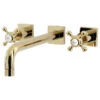 KS6022BX Wall Mount Tub Faucet, Polished Brass
