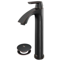 VIGO Linus Single-Handle Single Hole Bathroom Vessel Sink Faucet