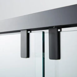 Brescia 60" W X 58" H Double Sliding Framed Tub Door, Matte Black -Warm Bathroom 44b14435009c45f3 3556 w800 h800 b0 p0