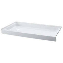 Voltaire 60 X 36 Acrylic White, Single-Threshold, Left-Hand Drain, Shower Base