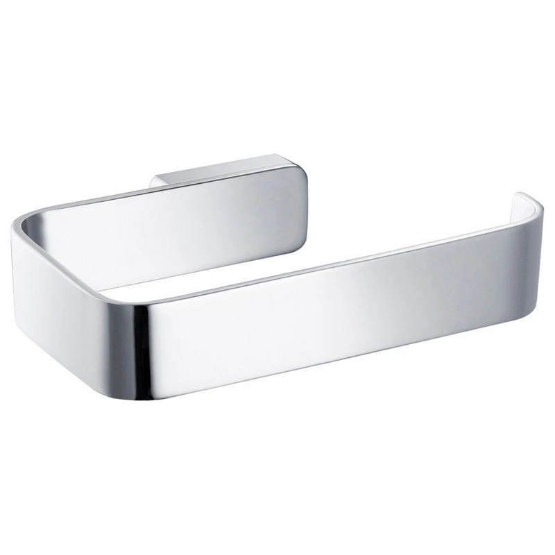 Stelios Bathroom Toilet Paper Holder, Chrome 1 Stelios Bathroom Toilet Paper Holder, Chrome