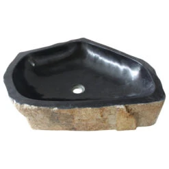 Rustic Natural Basalt Unique Bathroom Vessel Sink, 16-23 Inch, Natural Stone 20 Rustic Natural Basalt Unique Bathroom Vessel Sink, 16-23 Inch, Natural Stone -Warm Bathroom 46f14d3b008c2abf 8940 w800 h800 b1 p0
