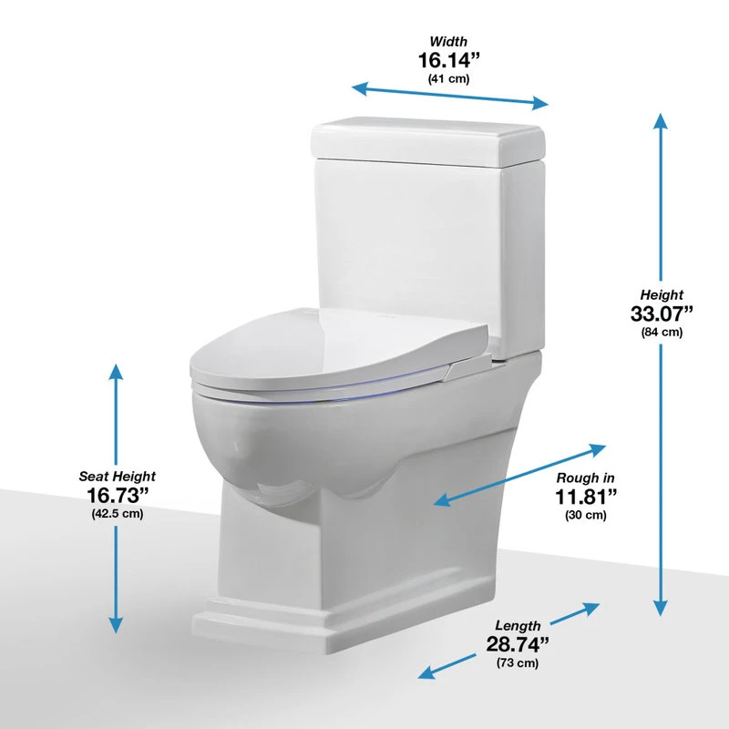 OVE Decors Nova Classic Smart Bidet Elongated Toilet 5 OVE Decors Nova Classic Smart Bidet Elongated Toilet - Image 5