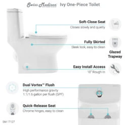 Ivy One Piece Toilet, 10" Rough-In -Warm Bathroom 47e1bfd7022616ca 5904 w800 h800 b1 p0