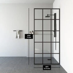 VIGO Mosaic Fixed Frame Shower Screen -Warm Bathroom 486112440181547d 8027 w800 h800 b0 p0