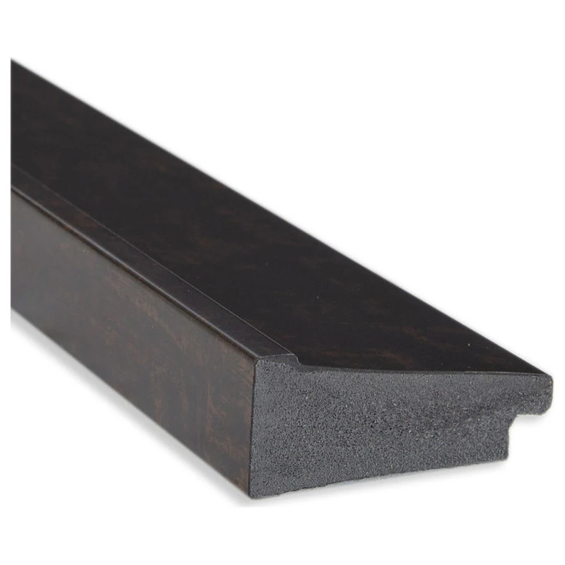 William Mottled Bronze Narrow Non-Beveled Bathroom Wall Mirror - 22 X 28 In. 2 William Mottled Bronze Narrow Non-Beveled Bathroom Wall Mirror - 22 X 28 In. - Image 2