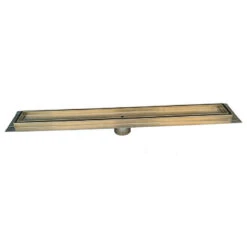 SereneDrains Luxurious Satin Gold Tile Insert Linear Shower Drain, 30 Inch -Warm Bathroom 48e1f22e0129604b 5821 w800 h800 b1 p0