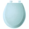 Bemis 500EC Round Closed-Front Enameled Wood Toilet Seat - Dresden Blue