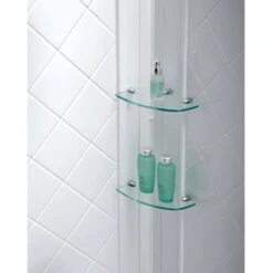DreamLine 30 D X 60 W X 76.75 H Right Drain Acrylic Shower Base, QWALL-5 Backwall, White -Warm Bathroom 4a0172d4020e9407 6066 w800 h800 b0 p0