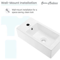 Voltaire 19.5"x10" Ceramic Wall Hung Sink With Faucet Mount, Left Side 16 Voltaire 19.5"x10" Ceramic Wall Hung Sink With Faucet Mount, Left Side -Warm Bathroom 4b8113b50011961e 5735 w800 h800 b1 p0