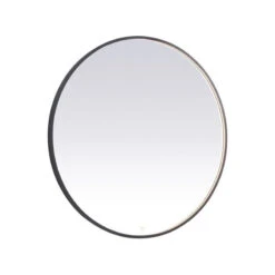 Elegant Decor Pier 30x36" Modern Aluminum LED Mirror In Black -Warm Bathroom 4c2138ce02fd5b5d 1848 w800 h800 b1 p0