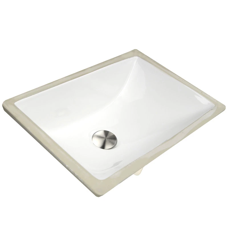 Nantucket Sinks 16"x11" Undermount Ceramic Sink, White 3 Nantucket Sinks 16"x11" Undermount Ceramic Sink, White - Image 3