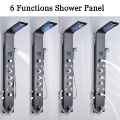 6-Function Shower Column LED Shower Panel With Massage Jets -Warm Bathroom 4cd15ce10e8ae95f 2040 w800 h800 b0 p0
