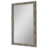 Hitchcock Butterfield Coalmine Antique Silver Mirror, 27.25"x39.25"
