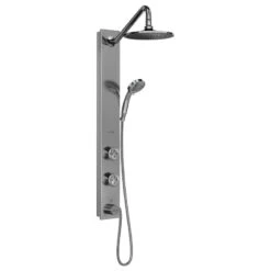 PULSE ShowerSpas Brushed Stainless Steel Aloha Shower System 1021-SSB
