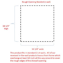 Delta Recessed Unfinished Medicine Cabinet 71h X 15.5w X 3.5d -Warm Bathroom 4fc161c802dae3ac 5200 w800 h800 b1 p0