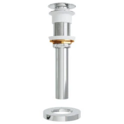 VIGO Bathroom Sink Pop-Up Drain, Chrome, Without Overflow -Warm Bathroom 51313d1301518ff2 5583 w800 h800 b1 p0